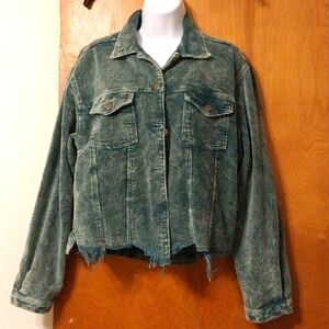 POL  Acid Wash corduroy Jacket